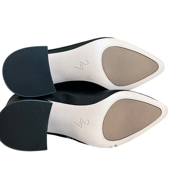 Naturalizer 27 Edit Black Leather Licia Pointed Toe Pumps Size 8.5W - Picture 12 of 12